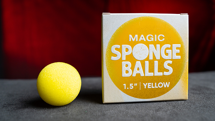 Поролоновые шарики Magic Sponge Balls Murphy’s Magic 4 шт. желтые диаметр 38 мм