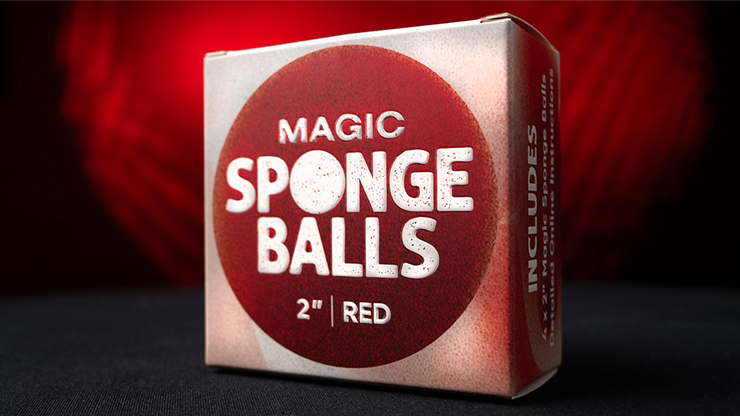 Поролоновые шарики Magic Sponge Balls 4 штуки красные диаметр 50 мм от Murphy’s Magic